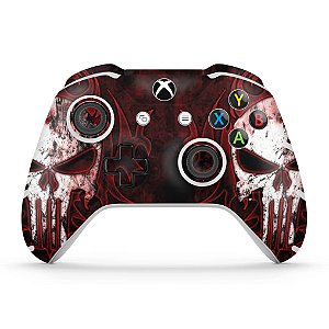 Skin Xbox One Slim X Controle - The Punisher Justiceiro
