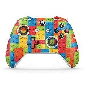 Skin Xbox One Slim X Controle - Lego
