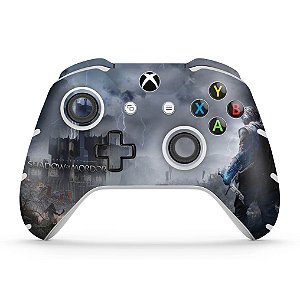 Skin Xbox One Slim X Controle - Shadow of War