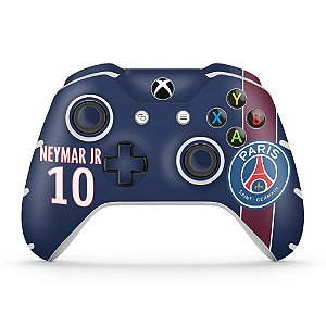 Skin Xbox One Slim X Controle - Paris Saint Germain Neymar Jr PSG