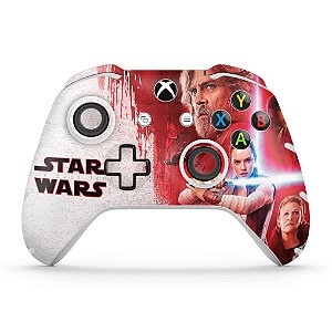 Skin Xbox One Slim X Controle - Star Wars The Last Jedi