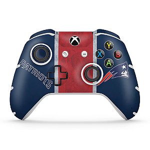 Skin Xbox One Slim X Controle - New England Patriots NFL