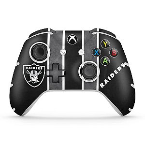 Skin Xbox One Slim X Controle - Oakland Raiders NFL