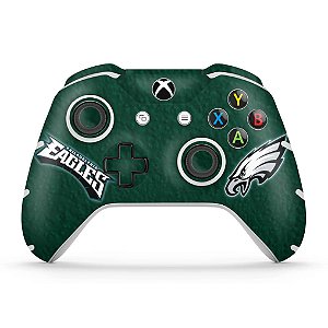 Skin Xbox One Slim X Controle - Philadelphia Eagles NFL