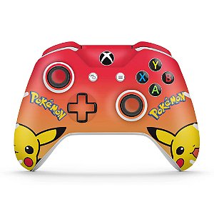 Skin Xbox One Slim X Controle - Pokemon Pikachu