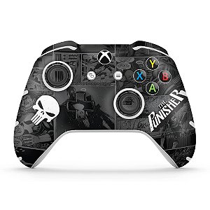 Skin Xbox One Slim X Controle - The Punisher Justiceiro Comics