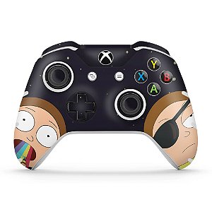 Skin Xbox One Slim X Controle - Morty Rick and Morty