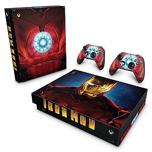 Xbox One X Skin - Iron Man - Homem de Ferro
