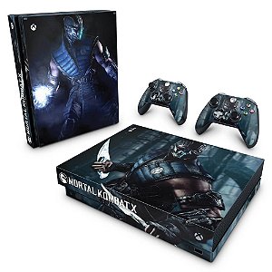 Xbox One X Skin - Mortal Kombat X - Subzero