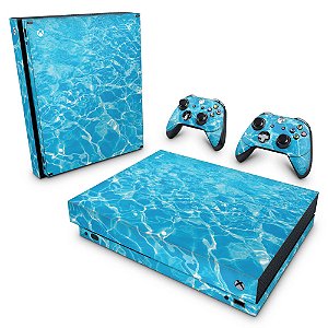 Xbox One X Skin - Aquático Água