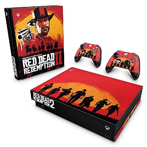 Xbox One X Skin - Red Dead Redemption 2