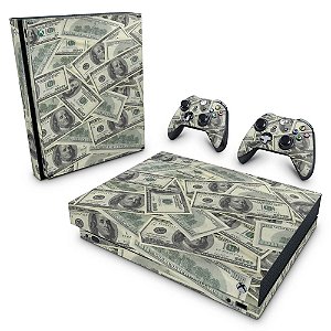 Xbox One X Skin - Dollar Money Dinheiro