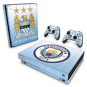 Xbox One X Skin - Manchester City FC