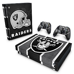 Xbox One X Skin - Oakland Raiders NFL
