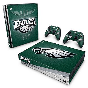 Xbox One X Skin - Philadelphia Eagles NFL