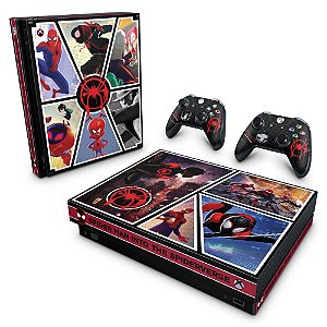 Xbox One X Skin - Homem-Aranha no Aranhaverso