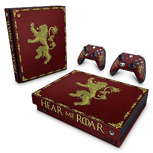 Xbox One X Skin - Game Of Thrones Lannister