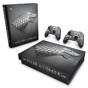 Xbox One X Skin - Game Of Thrones Stark