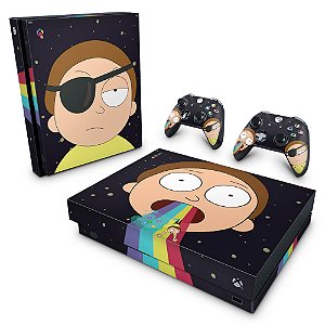 Xbox One X Skin - Morty Rick and Morty