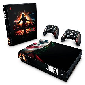 Xbox One X Skin - Joker Coringa Filme