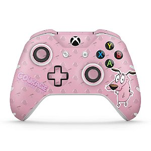 Skin Xbox One Slim X Controle - Coragem: O cão covarde