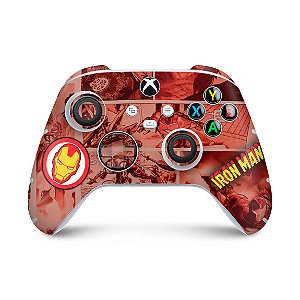 Xbox Series S X Controle Skin - Homem De Ferro Comics