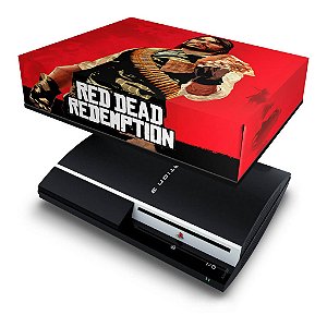 PS3 Fat Capa Anti Poeira - Red Dead Redemption