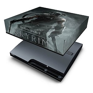 PS3 Slim Capa Anti Poeira - Skyrim