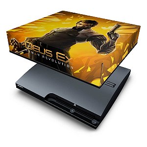 PS3 Slim Capa Anti Poeira - Deus Ex Human