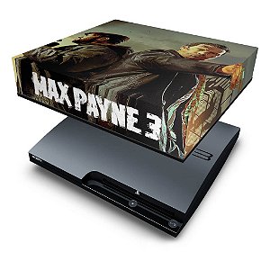 PS3 Slim Capa Anti Poeira - Max Payne 3