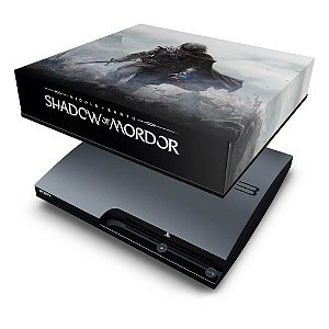 PS3 Slim Capa Anti Poeira - Shadow Of Mordor