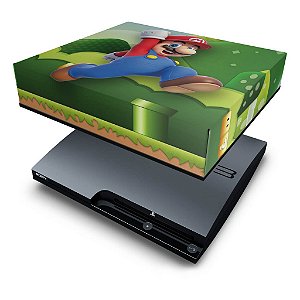 PS3 Slim Capa Anti Poeira - Mario & Luigi