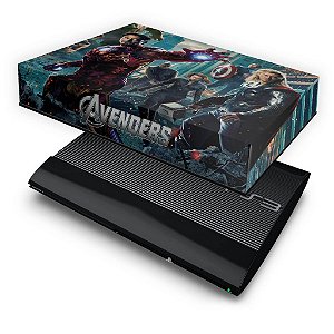 PS3 Super Slim Capa Anti Poeira - Avengers Vingadores