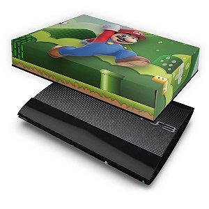 PS3 Super Slim Capa Anti Poeira - Mario & Luigi