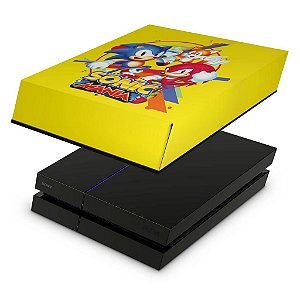 PS4 Fat Capa Anti Poeira - Sonic Mania