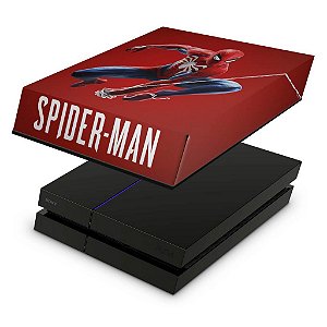 PS4 Fat Capa Anti Poeira - Homem Aranha Spider-Man