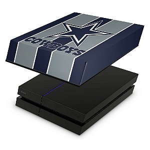 PS4 Fat Capa Anti Poeira - Dallas Cowboys Nfl