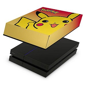 PS4 Fat Capa Anti Poeira - Pokemon Pikachu