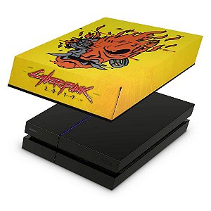 PS4 Fat Capa Anti Poeira - Cyberpunk 2077