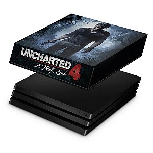 PS4 Pro Capa Anti Poeira - Uncharted 4
