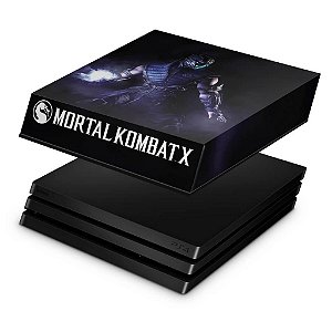 PS4 Pro Capa Anti Poeira - Mortal Kombat X - Sub Zero