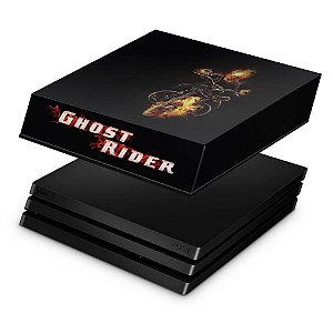 PS4 Pro Capa Anti Poeira - Ghost Rider #A