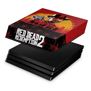 PS4 Pro Capa Anti Poeira - Red Dead Redemption 2