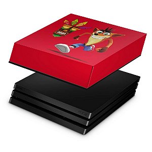 PS4 Pro Capa Anti Poeira - Crash Bandicoot