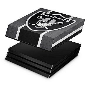 PS4 Pro Capa Anti Poeira - Oakland Raiders NFL