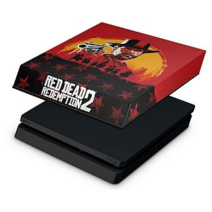 PS4 Slim Capa Anti Poeira - Red Dead Redemption 2