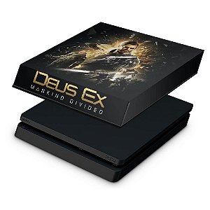 PS4 Slim Capa Anti Poeira - Deus Ex: Mankind Divided