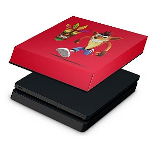 PS4 Slim Capa Anti Poeira - Crash Bandicoot