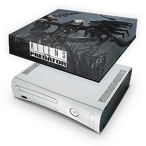 Xbox 360 Fat Capa Anti Poeira - Aliens Vs Predators