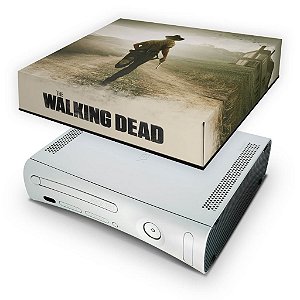 Xbox 360 Fat Capa Anti Poeira - The Walking Dead #b